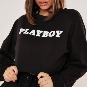 Playboy cropped sweatshirt